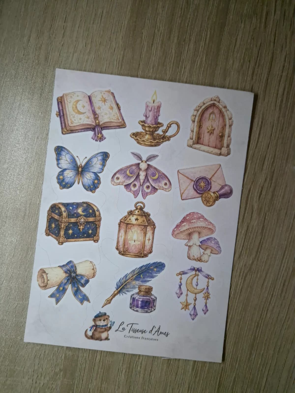 Planche stickers magie 1