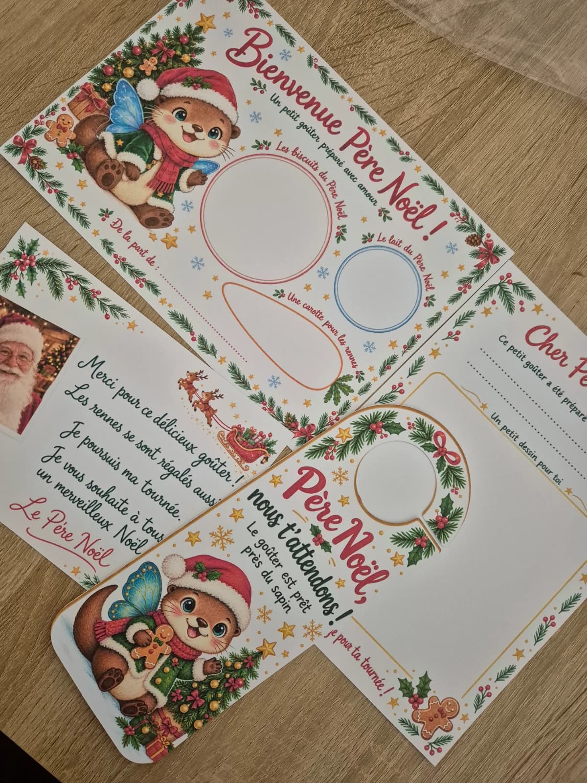 Kit noel enfants parents luma accueille le père Noël