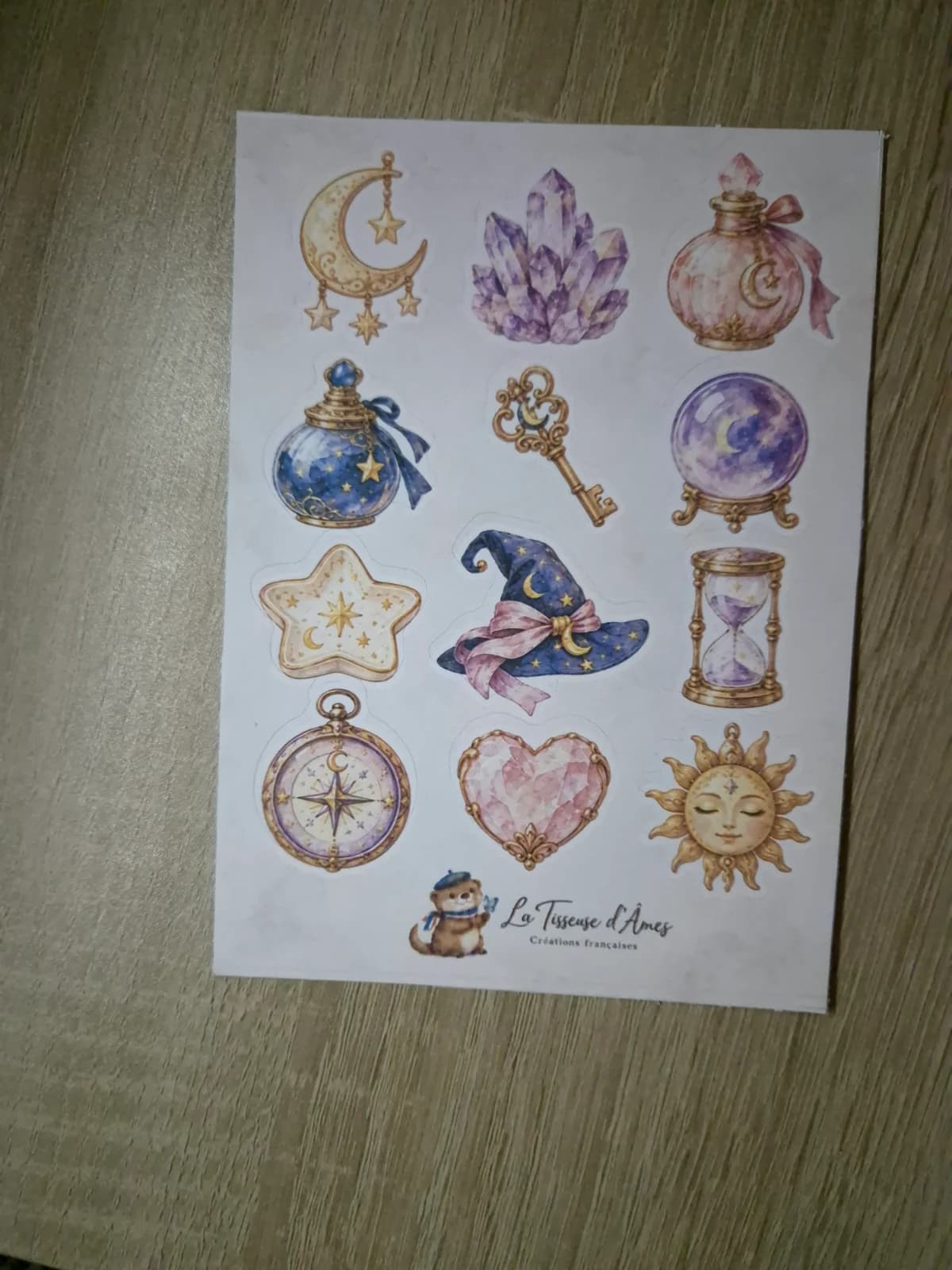 Planche stickers magie 2